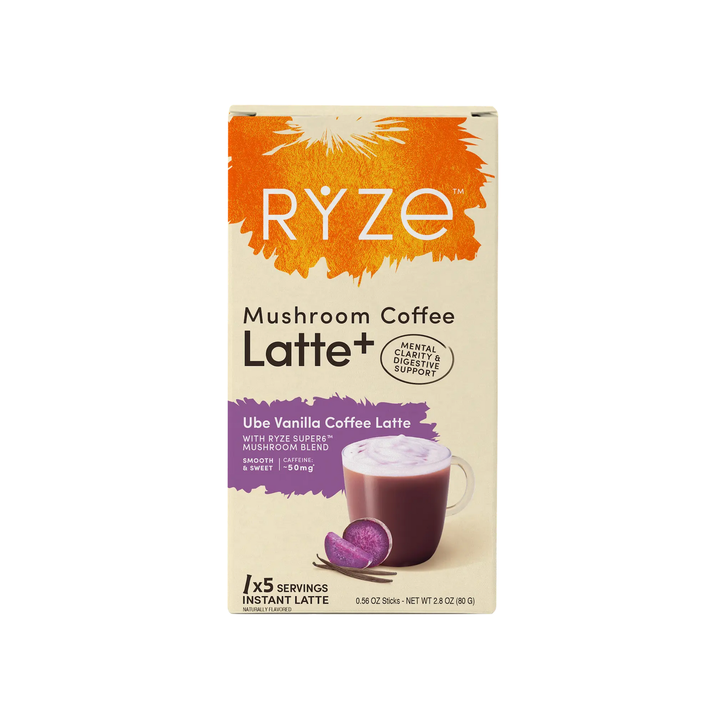 Ube Vanilla Coffee Latte Carton - OHT2