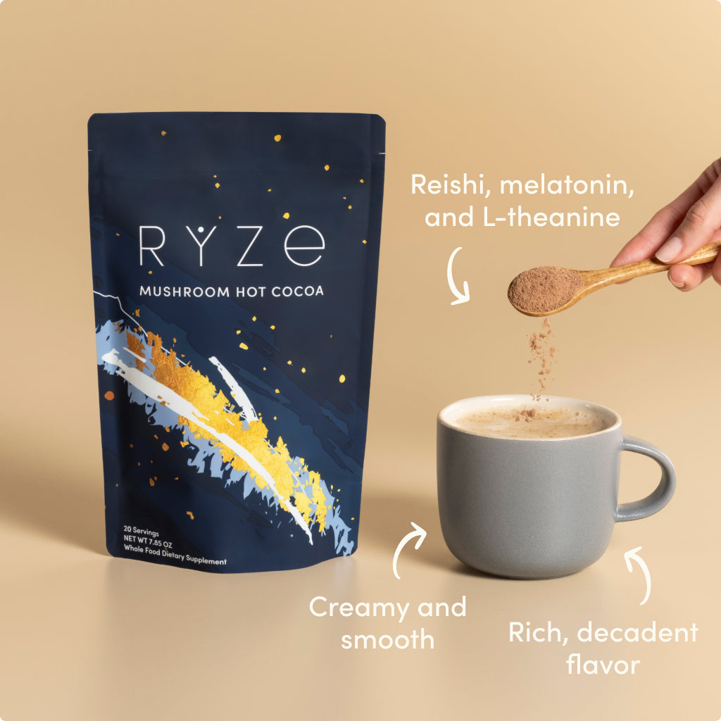 RYZE Nighttime Mushroom Cocoa Starter Bag - 8X8I