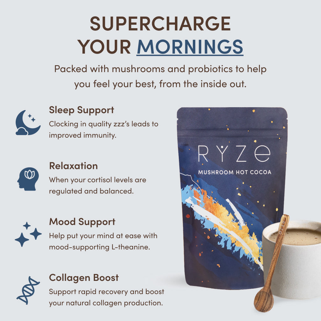 RYZE Nighttime Mushroom Cocoa Starter Bag - 8X8I