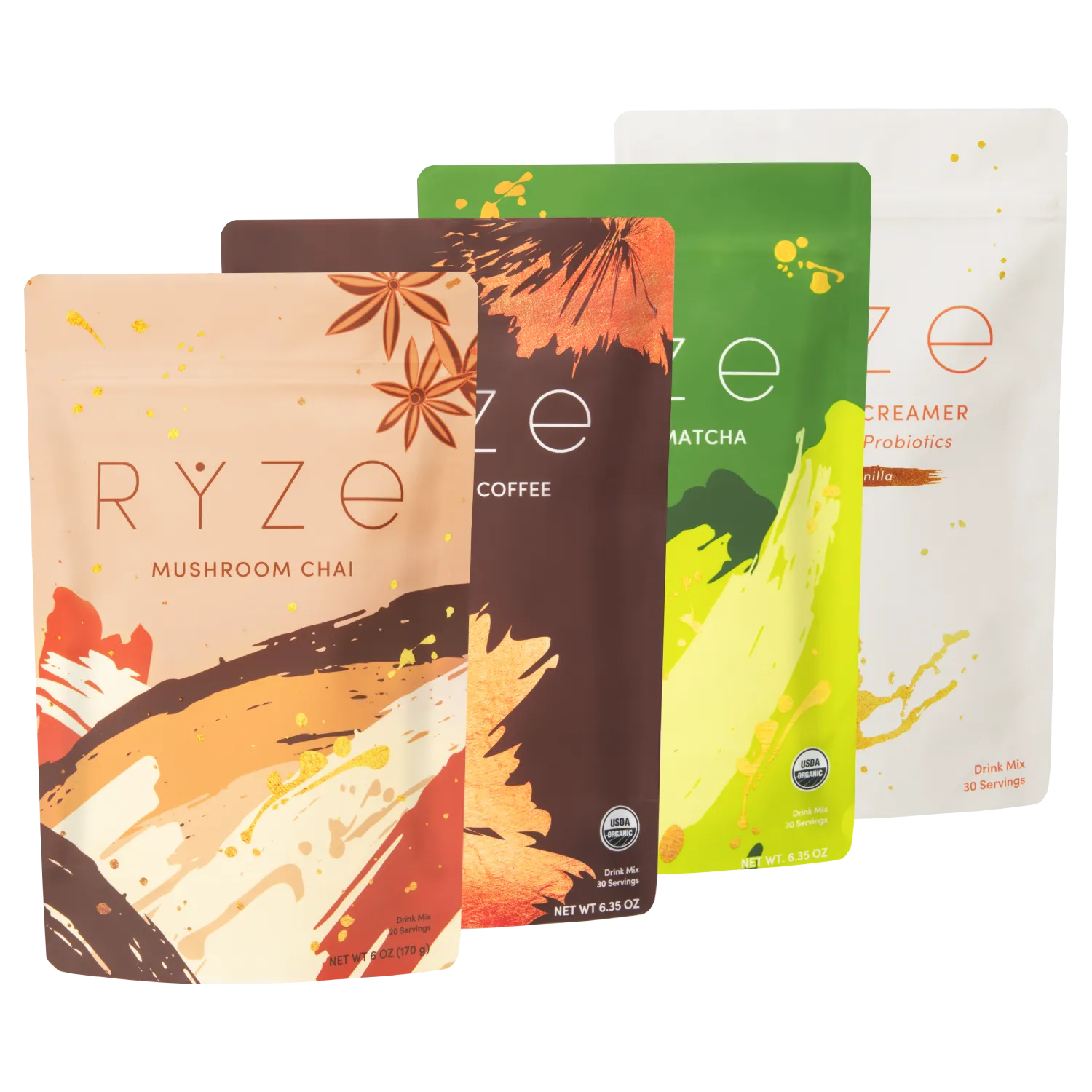 Ultimate Pick-Me-Up Bundle: Chai + Coffee + Matcha - DY5P