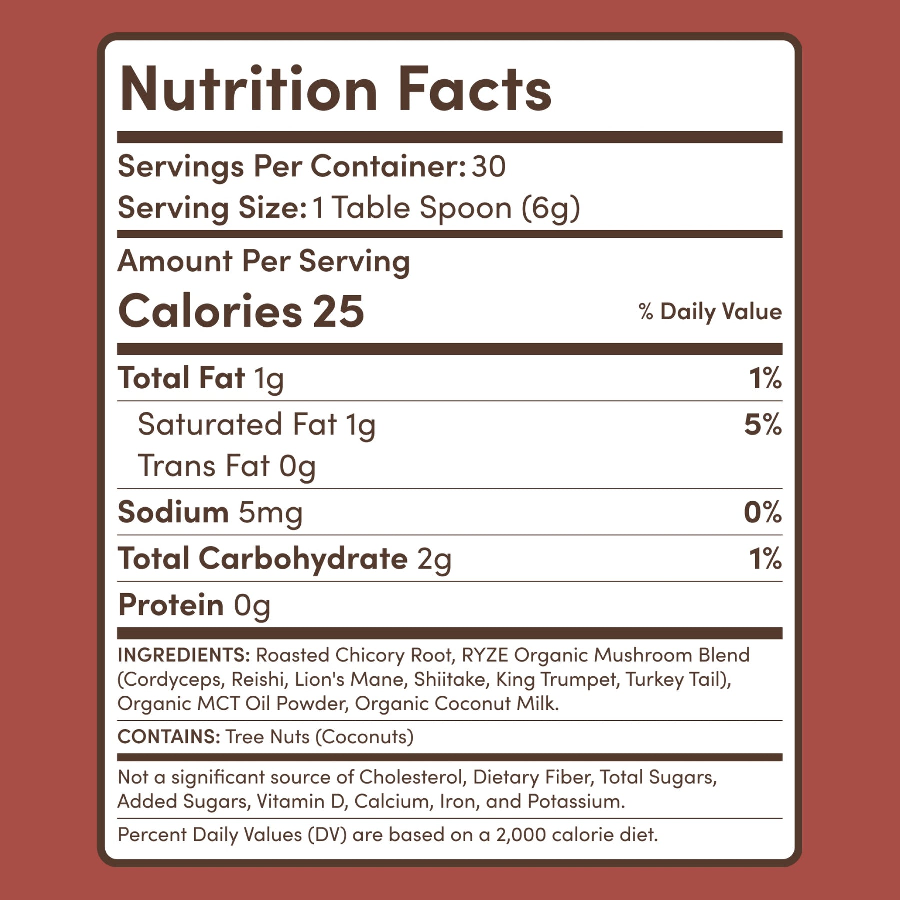 Mushroom Chicory (1 Pack - 30 Servings) - SRD4