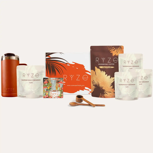 Ultimate RYZE Vanilla Latte Bundle (Vanilla Creamer + Coffee) - 4TIM