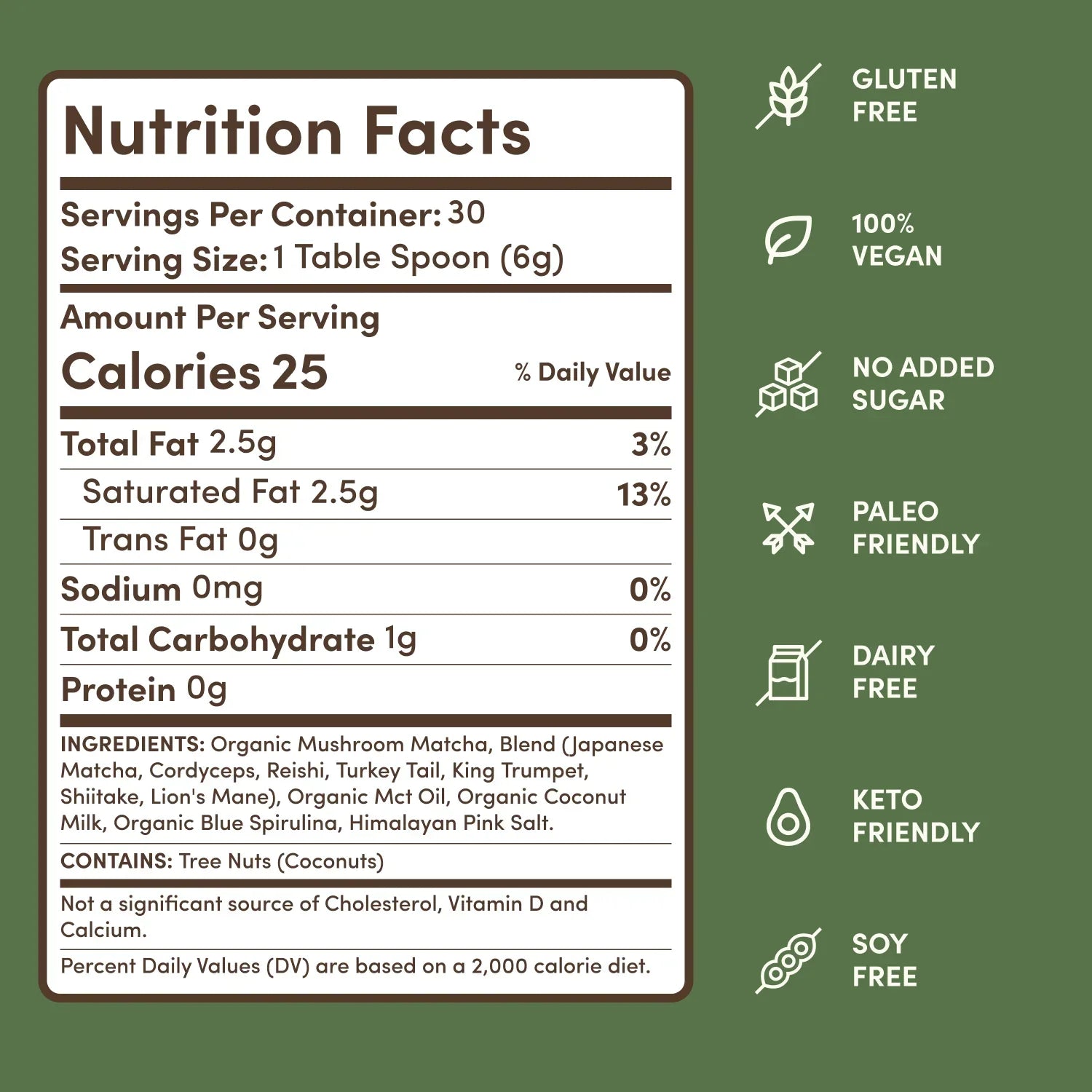Mushroom Matcha (30 Servings) - 5G8Q