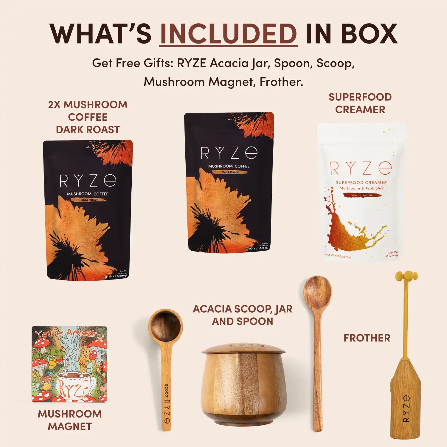 Mushroom Coffee House Blend Ritual Set - KVCE