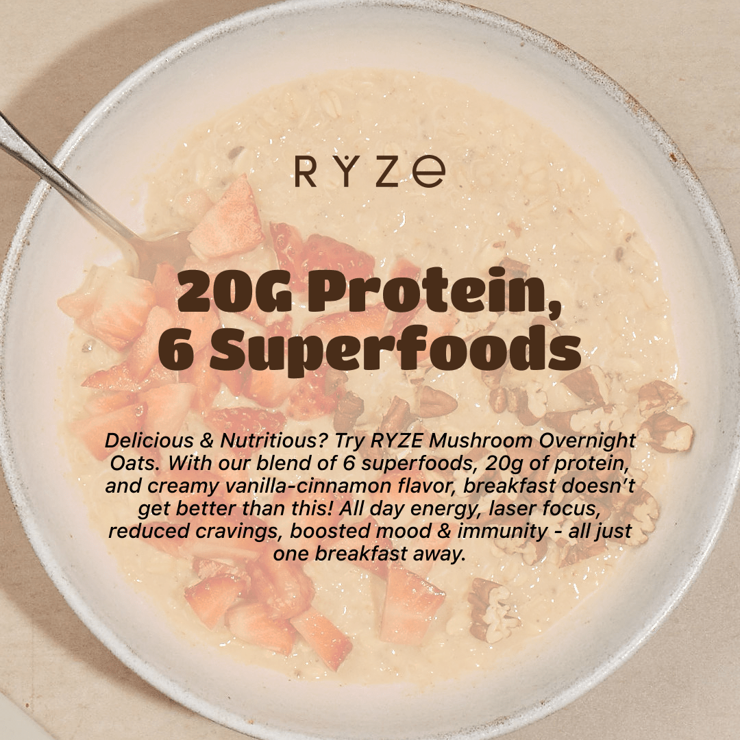 Mushroom Overnight Oats Pack (28 Servings) - Y3G3