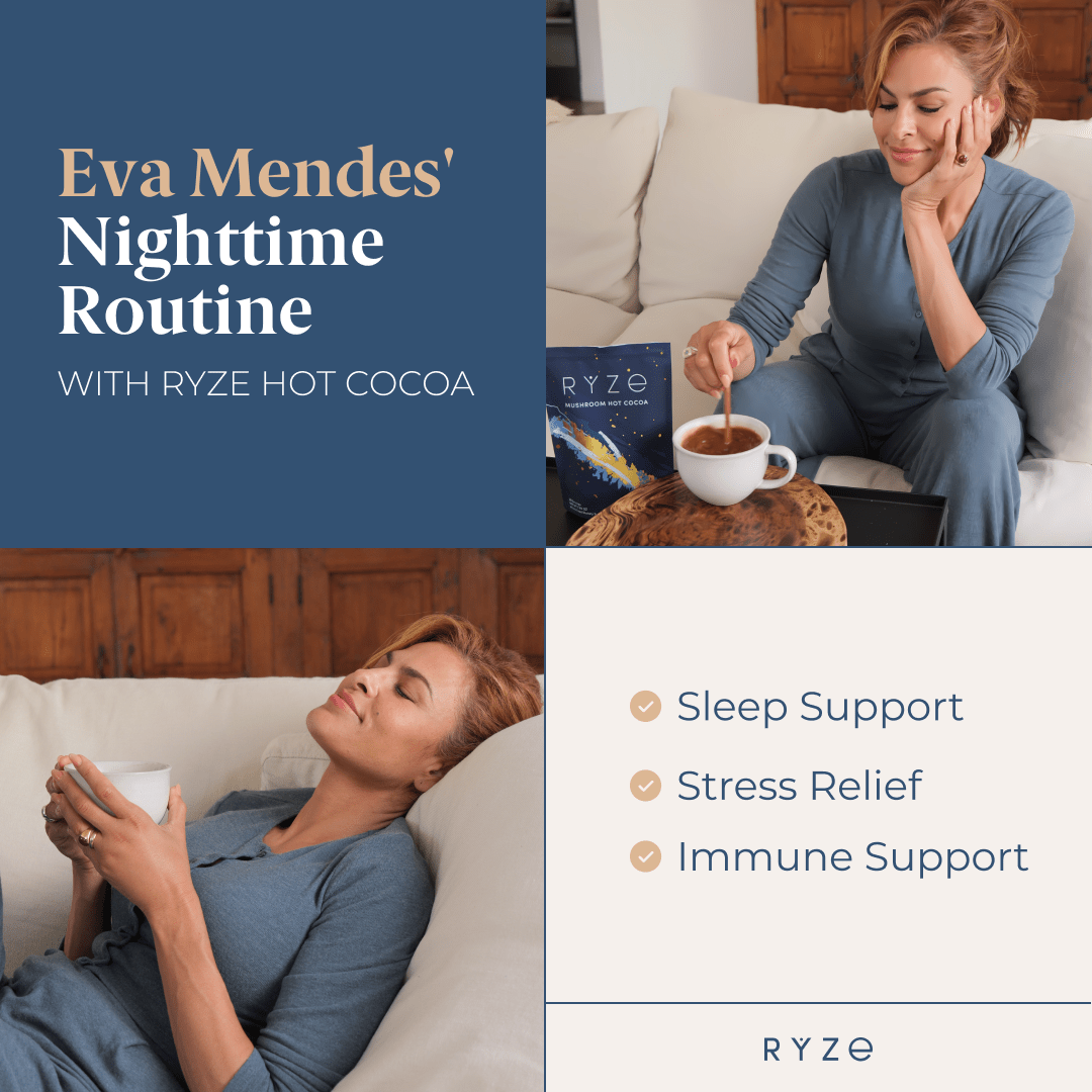 RYZE Hot Cocoa - with 6 Sleep Superfoods to Help Fall Asleep and Stay Asleep - X9WB